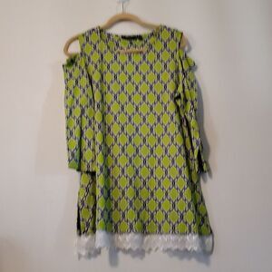 Susan GRAVER WEEKEND PRINTED TUNIC L
